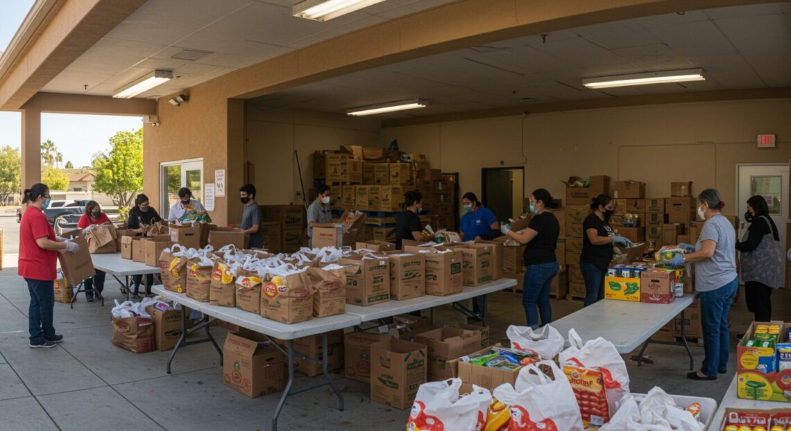 gilmore street in hemet food bank 2022